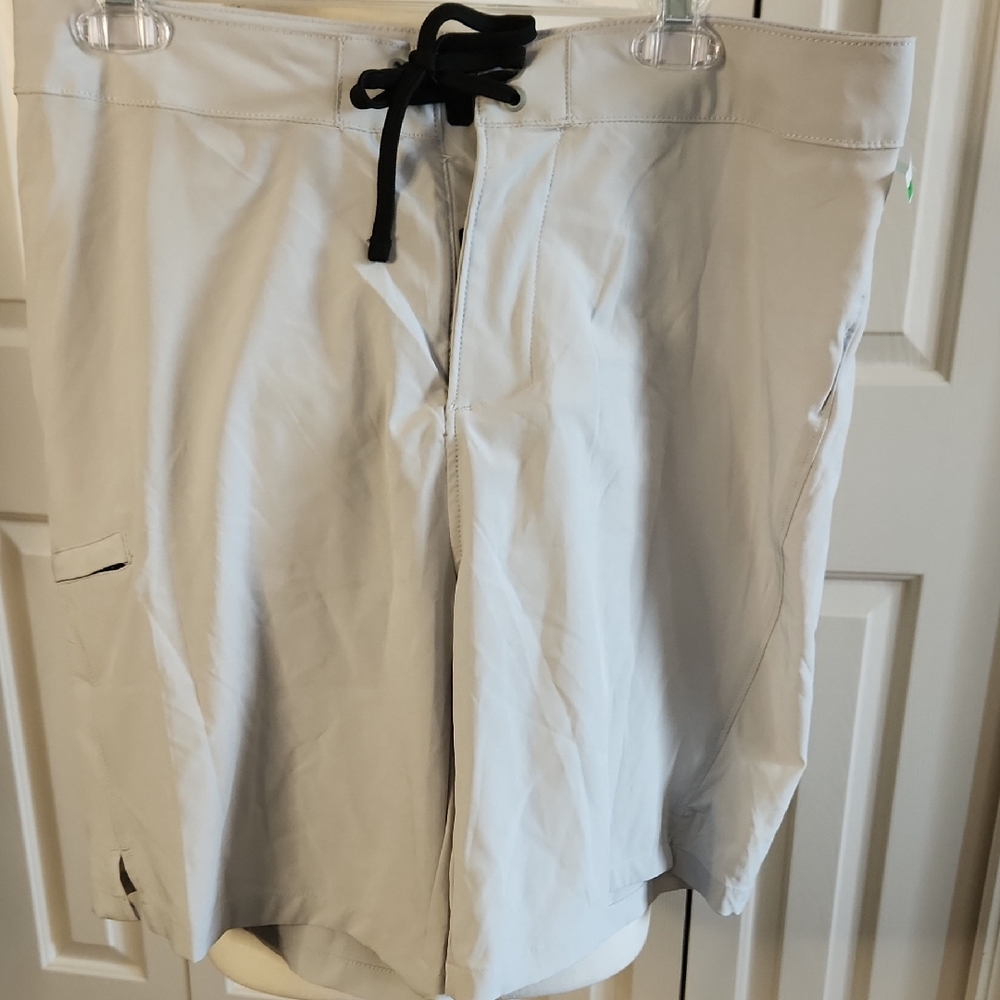 Zella Gray Board Shorts Quick-Drying Swimwear